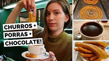 Como é chamado churros na Espanha?