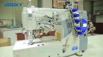 JK-H5-01CB/UT  JOCKY Brand Direct Drive Interlock Sewing Machine with auto trimmer