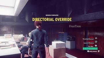 Control Gameplay : Directorial Override | Mission 3 | No commentary
