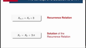 Introduction to recurrence relations