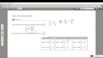 Using cofunction identities
