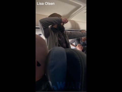 Man accused of trying to stab flight attendant mid-flight