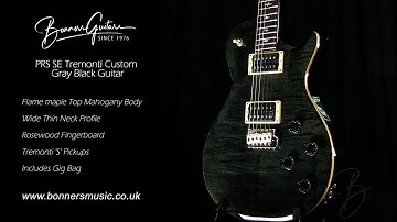 PRS SE Tremonti Custom Gray Black Guitar