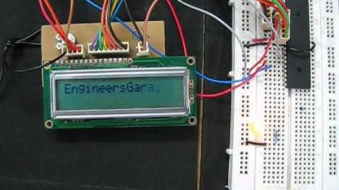 Interfacing LCD with AVR Microcontroller