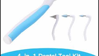 Sonic Vibration Dental Cleaner - Uses Gentle Sonic Vibrations To Remove Stains And Buildup