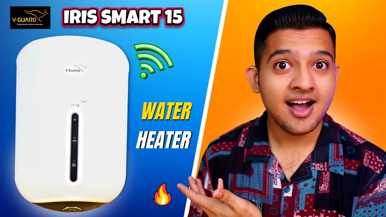V-Guard Iris Smart 15 Water Heater : Review ⚡️Best Water Heater For Home  2023 ! 🔥🔥 - YouTube