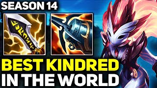 RANK 1 BEST KINDRED IN SEASON 14 - AMAZING GAMEPLAY! | League of Legends