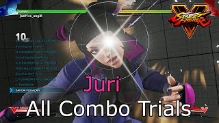 Street Fighter V - Juri Combo Trials Challenge Mode