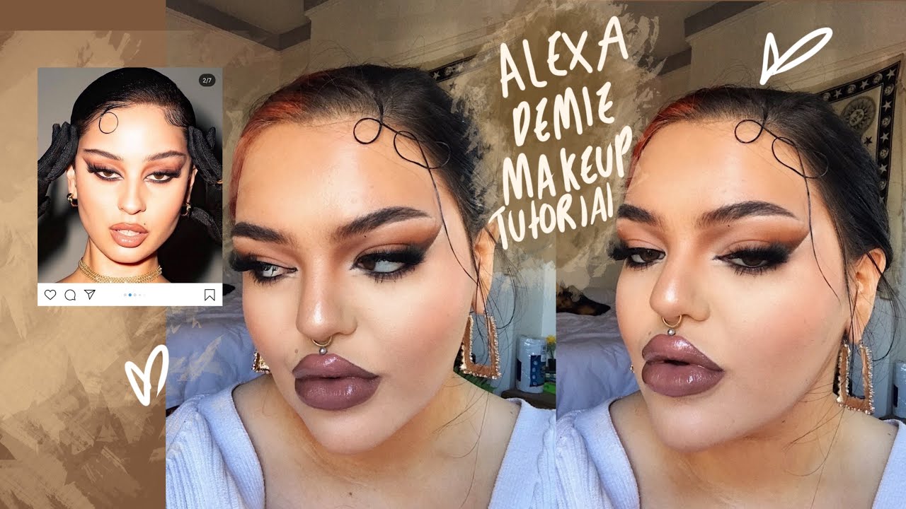 makeup tutorial, euphoria, euphoria makeup, alexa demie, glossy, instagram,...