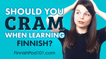 Should You Cram when Learning Finnish?