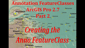 Annotation FeatureClasses Part 2: Creating the Annotation FeatureClass.