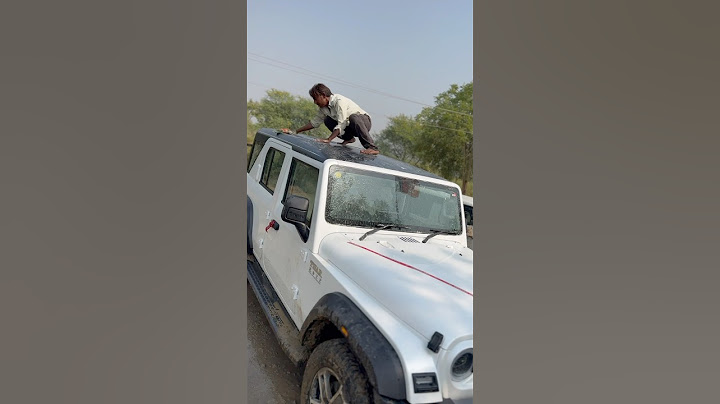 THAR ROXX 5 Door Sunroof Weight Test 😱😳 #arunpanwar #automobile #scorpio #tharroxx #thar #mahindra
