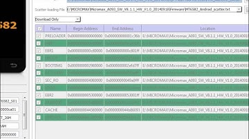micromax a093 flashing