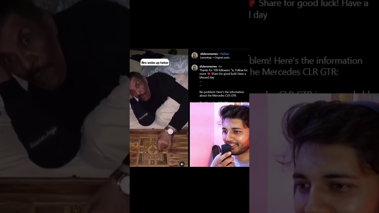 Bro woke up twice 😅😂 