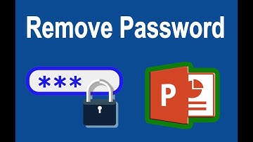 How to Remove or Delete Password form PowerPoint Document 2017