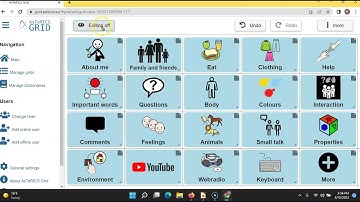AsTeRICS Grid Basics - Create a new grid, put elements in it, add labels and pictures