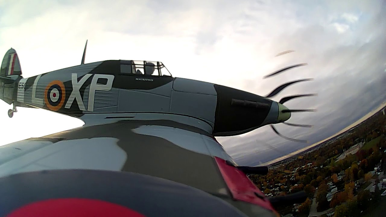 Hobbyking / AJ hobbies Hawker hurricane grass opps belly landing YouTube