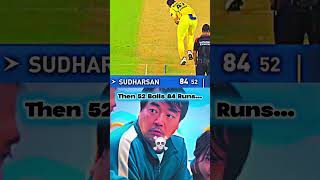 Sai Sudharsan 84 in 52 Balls 😱🔥 | GT Star Dominates CSK 🏏💥 #SaiSudharsan #GT