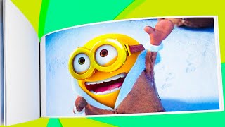 Flip book Minions play snowballs (animations)