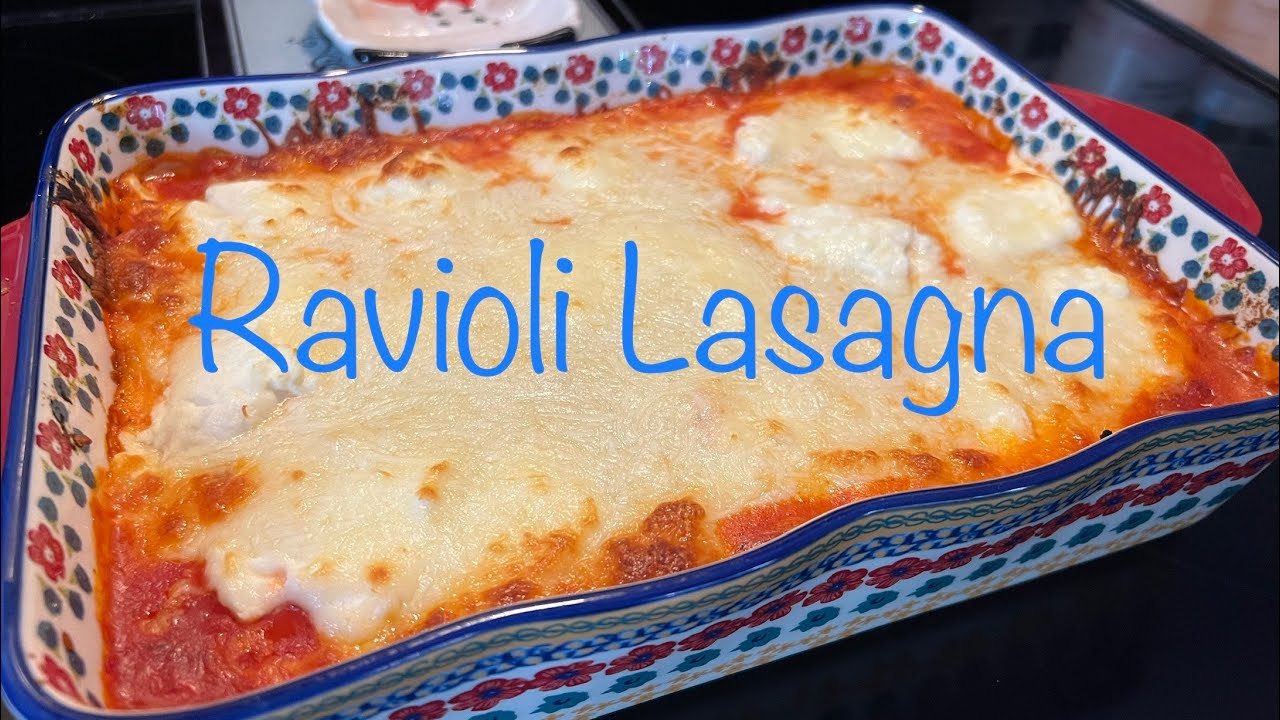 Easy Ravioli Lasagna