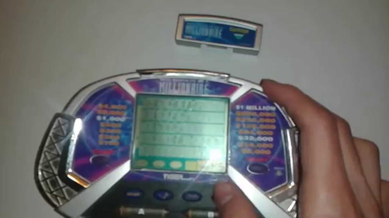 TIGER ELECTRONIC WHO WANTS TO BE A MILLIONAIRE LCD GAME 