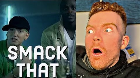 FIRST TIME HEARING Akon - Smack That (Official Music Video) ft. Eminem REACTION | WAIT WHAT?! 😂😳
