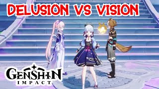 DELUSION, IS IT SAME WITH VISION? GENSHIN IMPACT ARCHON QUEST DELUSION, IS IT SAME WITH VISION? GENSHIN IMPACT ARCHON QUEST