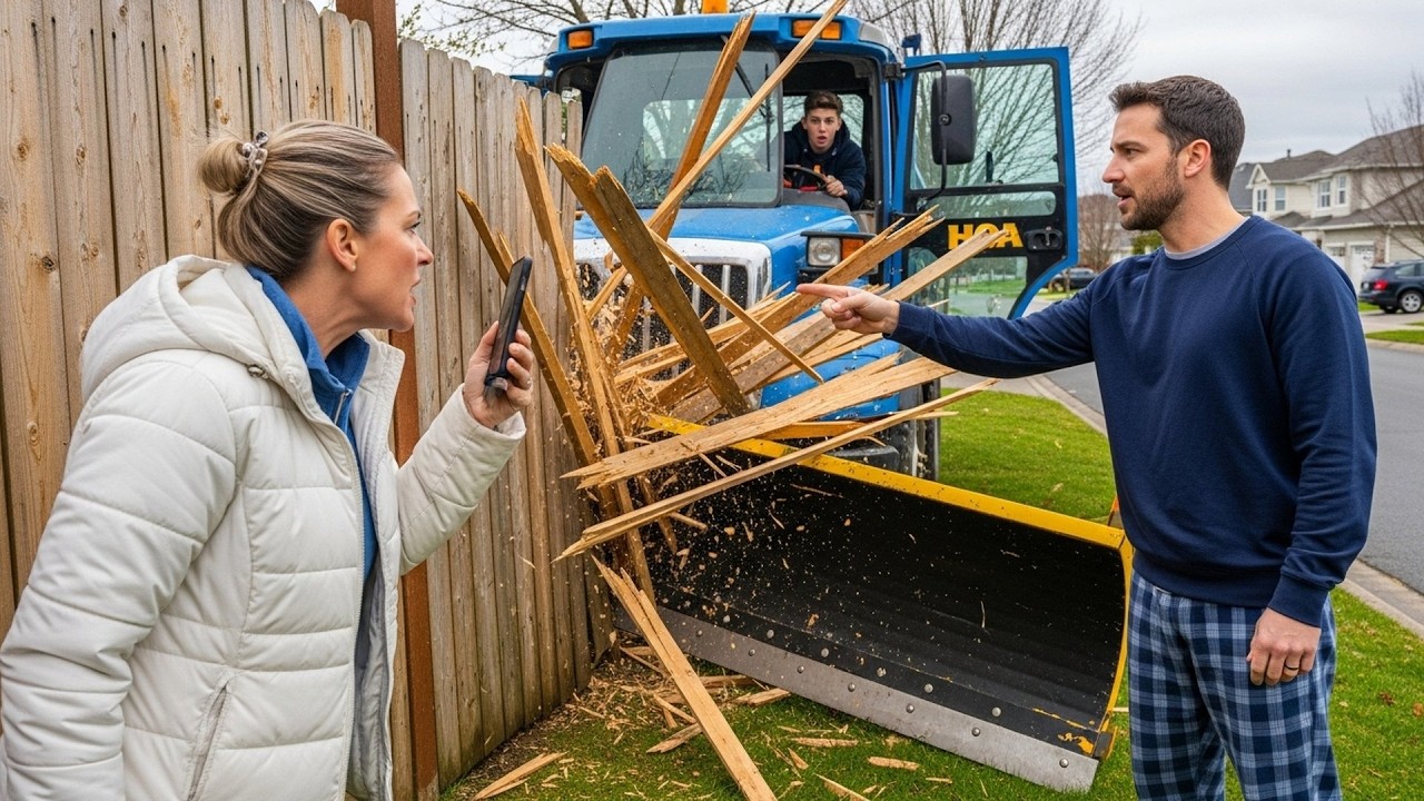 HOA Plow Crushed My Fence, Then Billed Me For Plow Damage, So I Sued And Won Their Insurance Money
