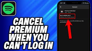 Famous How To Cancel Spotify Premium When You Can't Log In - Easy Fix Profile