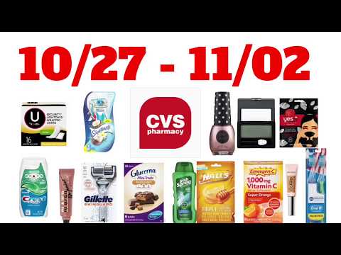 CVS COUPON MATCHUPS | WEEK 10/27 – 11/02 |