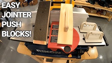 How To Make Super Simple Jointer Push Blocks For Free