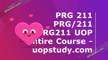 PRG 211 PRG/211 PRG211 UOP Entire Course - uopstudy.com