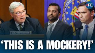 ‘This Is A Mockery!’: Whitehouse UNLOADS on Senate Committee Over Kash Patel & DOJ | WORLD NEWS | US