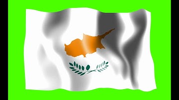 Cyprus Waving Flag Green Screen Animation - Free Royalty Footage