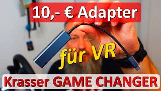 Virtual Desktop mit Kabel - Tutorial & Test mit Ethernet Adapter - VR auf neuem Level