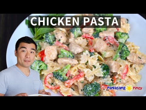 How to Cook Chicken Pasta with Creamy Basil Sauce
