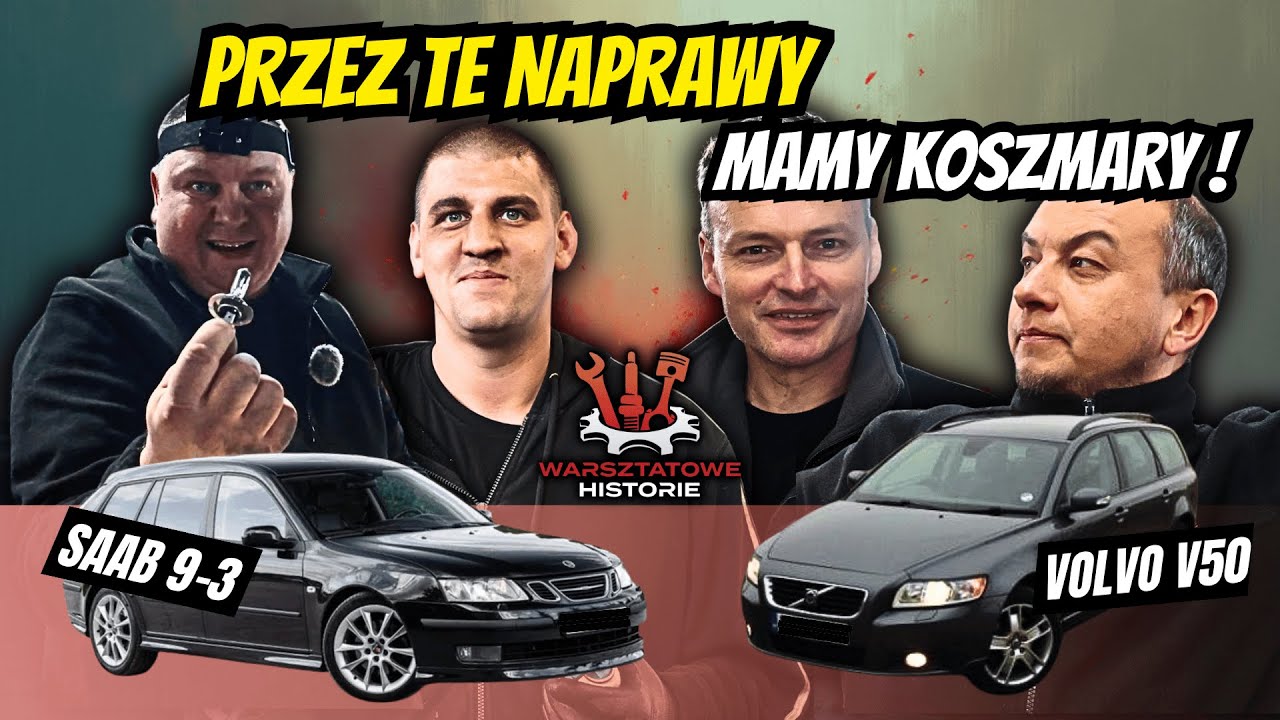 TAKIEJ FUSZERKI JESZCZE NIE POPRAWIALIŚMY / SAAB 9-3, VOLVO V50, NISSAN NOTE