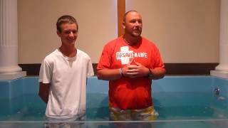 Alex Gets Baptized