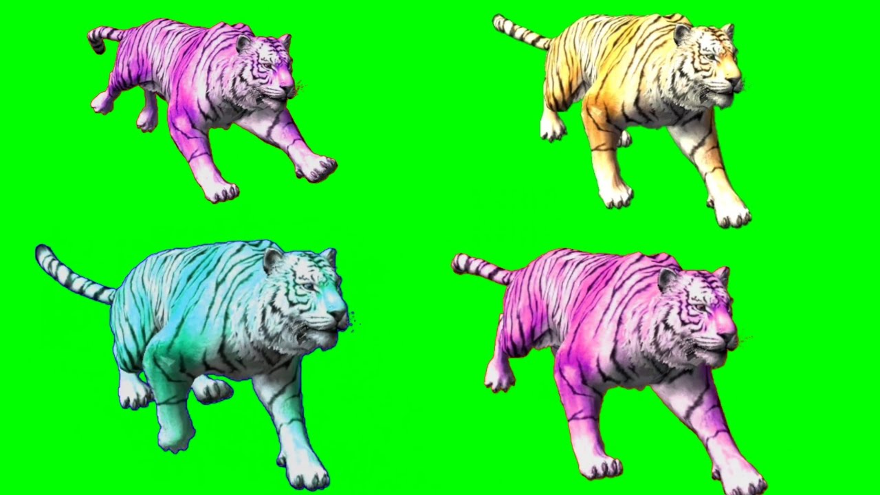 How to download mix screen tiger hd video 7 multiple colors - YouTube