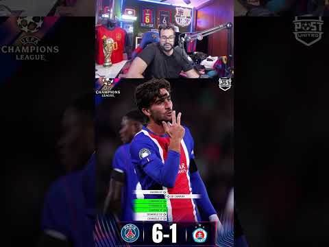 Hat-trick de Ferran y golea el PSG #ferrantorres #psg #mancuer #championsleague #futbol #shortvideo