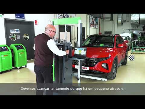 Demostración de calibración de cámara frontal con DAS 3000 | Bosch Automóvil