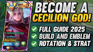 MASTER CECILION IN 3 MINUTES! TOP PRO SECRETS REVEALED | FULL GUIDE 2025 | BEST BUILD & EMBLEM