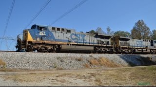HD: CSX 307 leads CSX Q042-09 in Moreland, GA