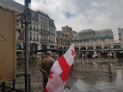 ბათუმში 64-მა ახალწვეულმა სამხედრო ფიცი დადო