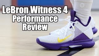 lebron witness 4 sizing