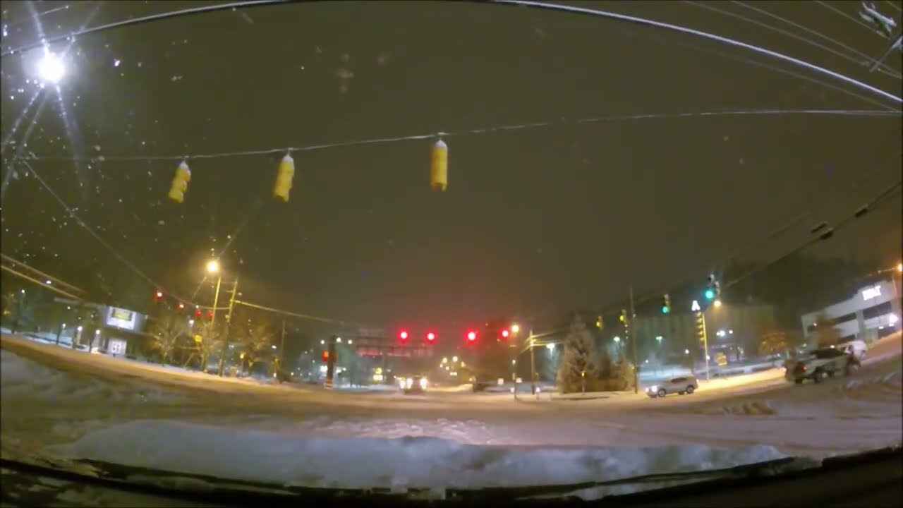 North Carolina Boone Driving During A Snow Storm 1 07 17 YouTube