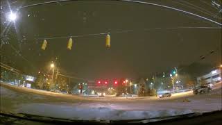 North Carolina - Boone -  Driving During A Snow Storm - 1 07 17
