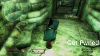 Oblivion Arrow of Extrication Quest Walkthrough How to find hidden underwater passage