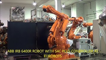 ABB IRB6400R M2000 ROBOT WITH S4C PLUS CONTROLLER AT EUROBOTS