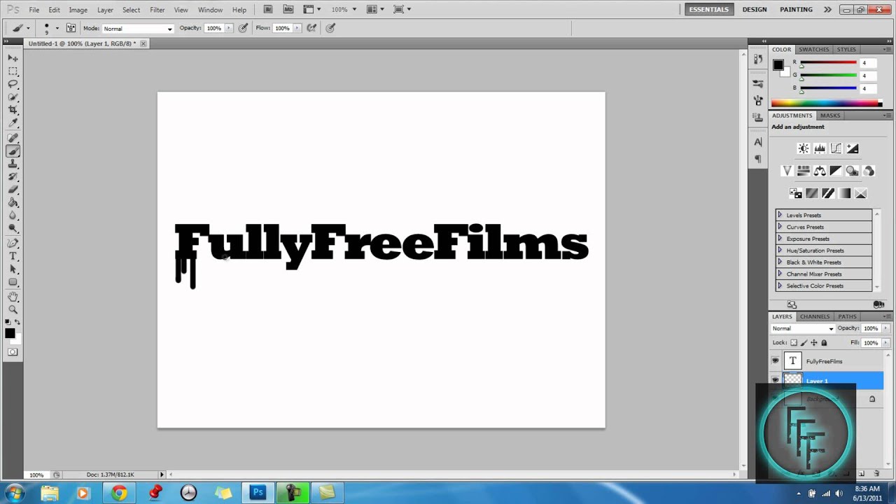 How To Create a Drip Effect Using Cs5 YouTube